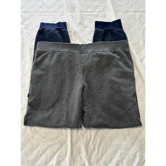 Adidas Originals Grey & Navy Fair Isle Sweatpants – Size L - Picture 2 of 10